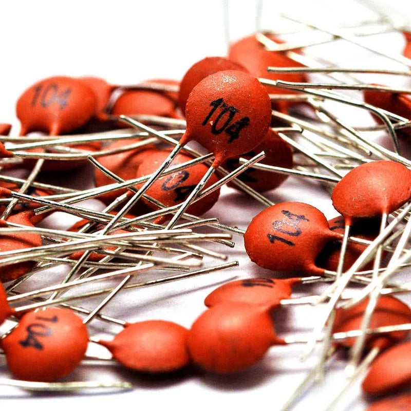 100pcs Ceramic Capacitor 104 0.1uF 224 0.22uF 50V 0.01uF 103 47nF 473 50V