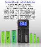 Liitokala Lii-PD4 Lii-PD2 18650 Battery Charger for 1.2V 3.7V NiMH 26650 21700 18350 18500 14500 AA AAA LiFePO4 Batteries