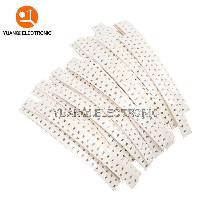 320PCS 720PCS 0603 0805 1206 SMD Capacitor Assorted Kit 16/36/50Values 1PF - 10UF Capacitance Set 100NF 0.1UF 1UF 2.2UF 4.7UF