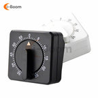 60 Minutes Kitchen Timer Count Square Cooking Up Alarm Sleep Temporizador Clock Mechanical Stopwatch Alarm Down Office Meeting