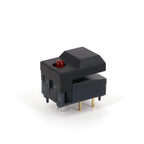 10Pcs PB86-A1 6Pin With LED Momentary SPDT Square Push Button Tact Switch for Stage Equipment Control