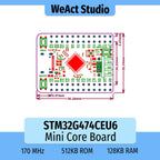 STM32G474CEU6 STM32G474CE STM32G474 STM32G4 ARM STM32 Minimum System Development Board Demo Board Core Board