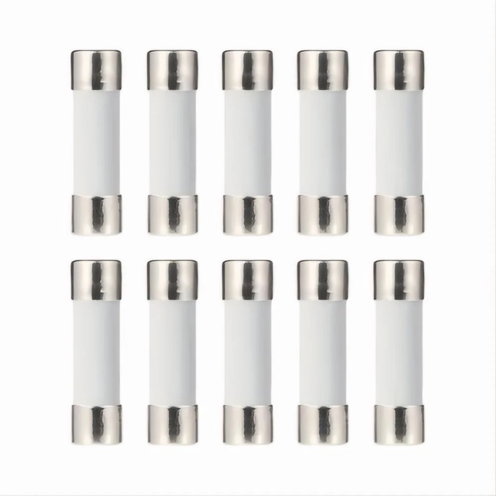 20/100pcs Ceramic Tube Fuses 5*20mm 6*30mm Fast-Blow Slow-Blow  250V 0.5A 1A 2A 3A 5A 10A 20A 30A AMP for Circuit Protection
