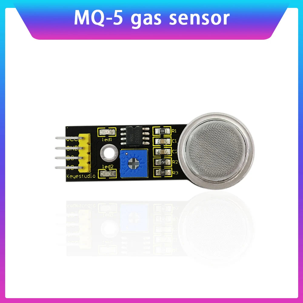Keyestudio MQ Series Sensor Gas Sensor MQ-2 MQ-3  MQ-5 MQ-135  MQ-6 MQ-8  MQ-7 Module  for Arduino Sensor DIY Electronic Projec