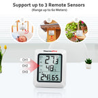 ThermoPro TP60C 60M Wireless Digital Indoor Outdoor Thermometer Hygrometer Weather Station for Home