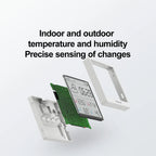 New DUKA TH3 Electronic Temperature Humidity Sensor Wifi Smart Electric Digital Hygrometer Thermometer Clocks Weather Station