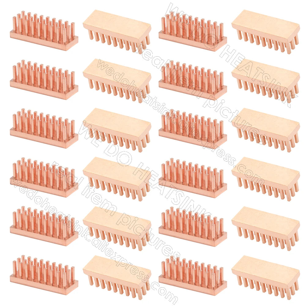 WE DO HEATSINK Small Tiny Useful Pure Copper Heat Sink Without or With Thermal Pad For Raspberry Pi Banana Pi IC Chipset Package