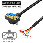Industrial DB9 DB15 with Terminal Number Connector 9/15 Pin Male Female Single Head Cable Tube Grade Serial Port Connection Line