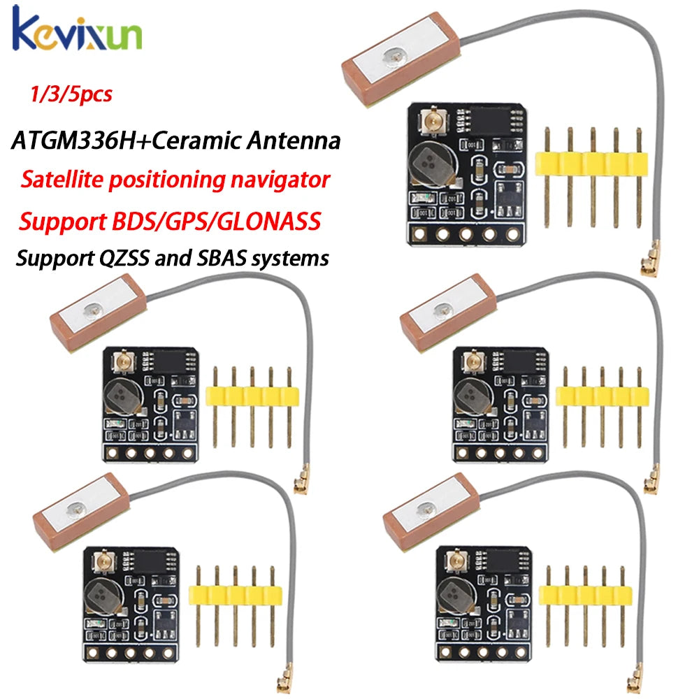 GPS + BDS Dual-Mode Module Flight Control Satellite Positioning Navigator ATGM336H Replacement for Arduino NEO-M8N NEO-6M