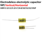 50Pcs 100V Audio Capacitor Non Polarity Frequency Divider Crossover Polypropylene 1UF 1.5UF 2.2UF 3.3UF 4.7UF 5.6UF 6.8UF