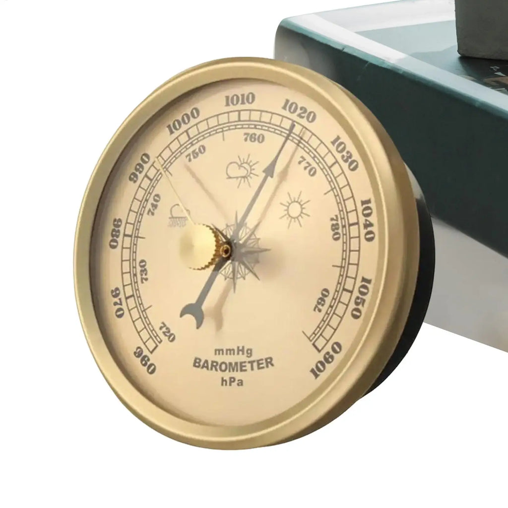 Weather Barometer For Fishing Weather Forecast Wall Hanging Automatic Air Pressure Gauge Weather Forecast Station Thermometer