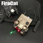 Sotac Full Metal DBAL-A2 Red Green Laser Sight Advance 2 Visible / IR Dual Beam Aiming PEQ-15 Otal Infrared Laser Light Airsoft