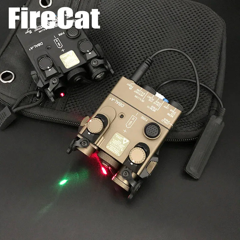 Sotac Full Metal DBAL-A2 Red Green Laser Sight Advance 2 Visible / IR Dual Beam Aiming PEQ-15 Otal Infrared Laser Light Airsoft