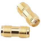 5/20PCS SMA Coupler Adapter SMA Female To RP-SMA Female RF Connector Converter Antenna Radio Male To Female
