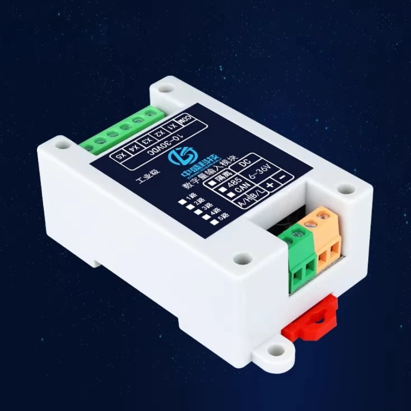 CAN WIFI Digital IO Ethernet Expansion Module Control Board RS485/232 ZS-DI-16 Isolated PNP NPN MODBUS RTU Module