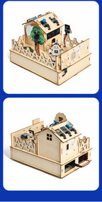 ACEBOTT DIY Smart Home Kit for Arduino Kit Robot Starter Automation Projects Wooden House Learning Kit for ESP32