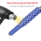 1m/pc﻿ Fish Scale Anti-slip Heat Shrink Tube Dia.15~45mm 2:1 Non-slip Handle Repair Electrical Cable Insulation Fishing Rod Wrap