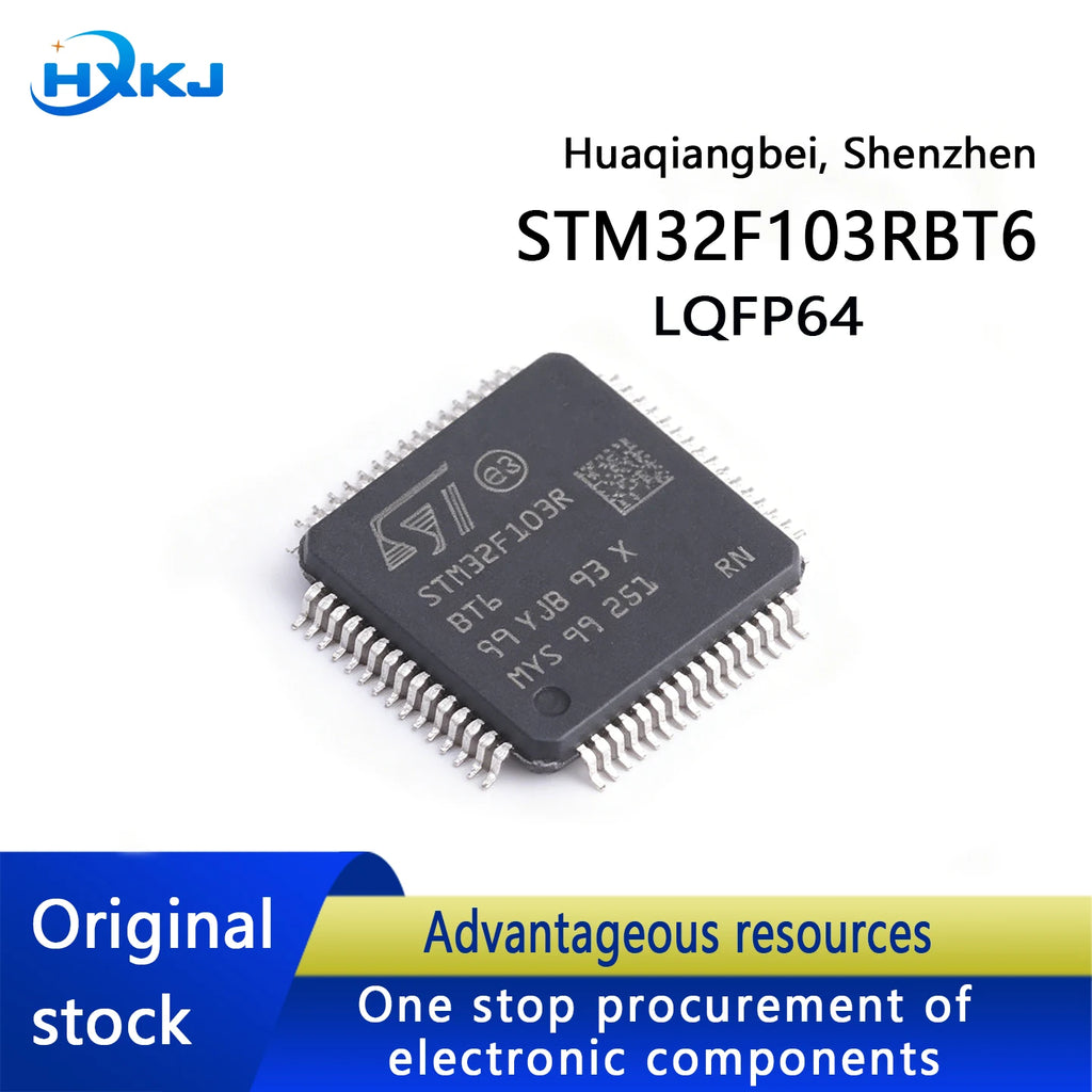 10PCS/LOT  STM32F103RBT6 LQFP64 Microcontrollers - MCU Original stock quick delivery