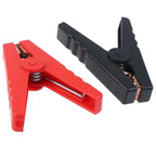 100A Crocodile Alligator Clips Car Battery Insulated Clip Clamp Connector For Electrical Battery Chargers 2pcs
