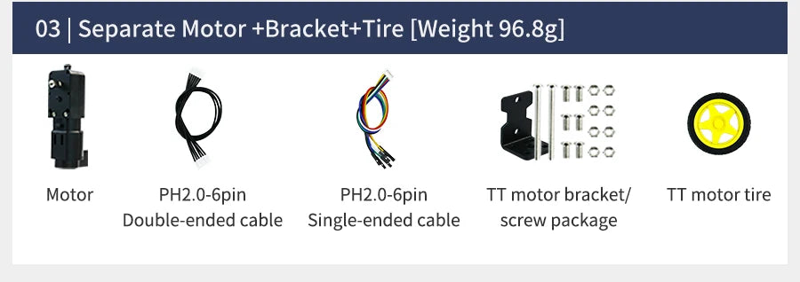 High Precision Hall Encoder TT DC Geared Motor with Encoder AB Phase Tachometer Code Disc Support PID Control for DIY Smart Car