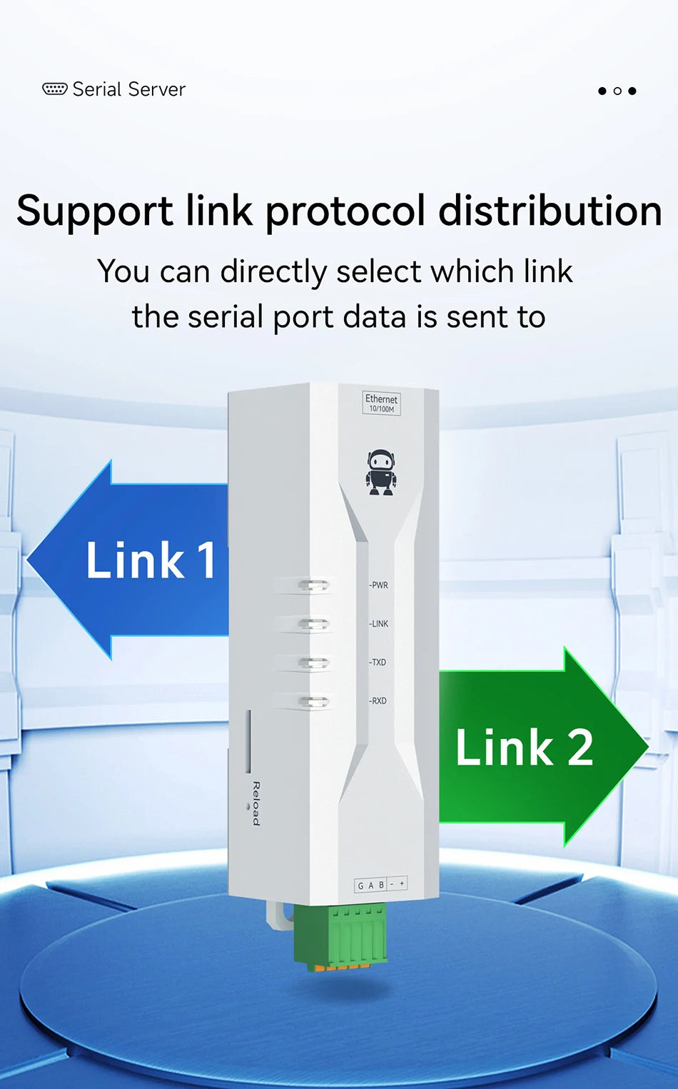 Serial to Ethernet Serial Server RS485 ModBus Gateway CDEBYTE NE2-D11P Signal Isolation 2-Way Socket Link Standard MQTT