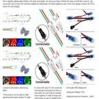2026 50pcs WS2811 2811 IC RGB Full Color 12mm Pixels Digital Addressable 5V Dream Color LED Pixels Module IP68 Waterproof Light