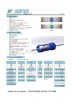 50PCS 1W Metal Film Resistor 1% Ring Power Resistor 0.1~22M 2 4.7R 5.1R 10R 47R 100R 220R 360R 470 1K 2.2K 10K 22K 4.7K 100K Ohm