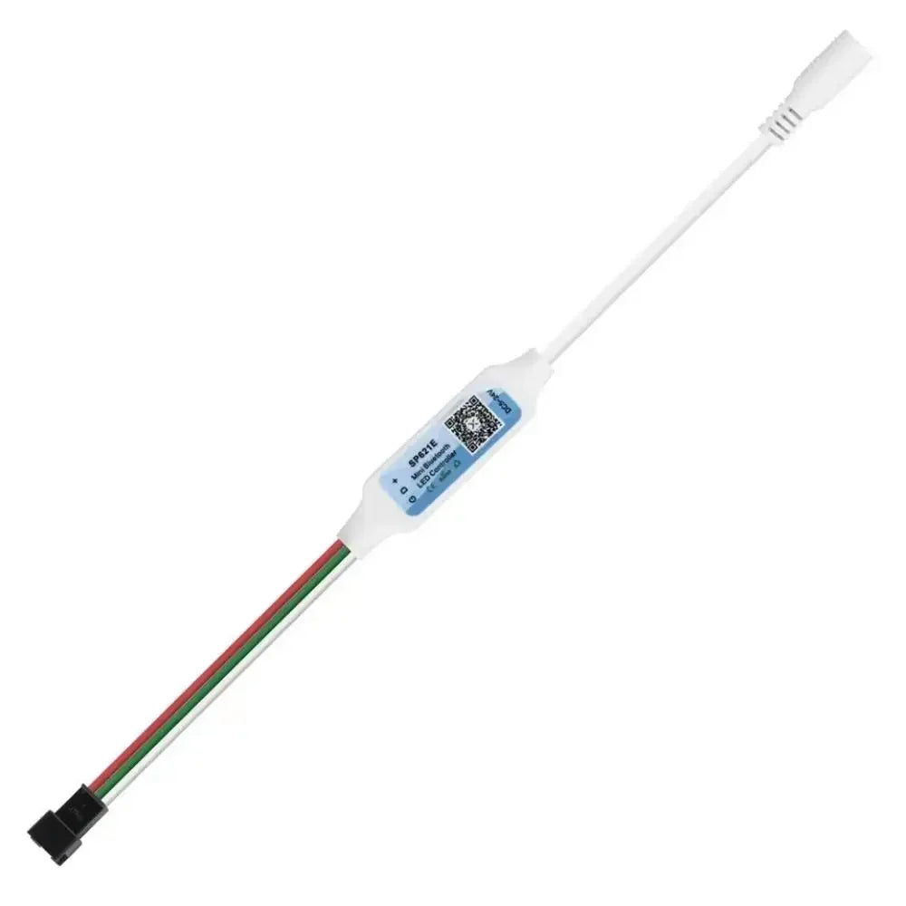 Piexls Music Bluetooth App Controller SP621E Addressable Light Controller DC5-24V 3 PIN for WS2812B WS2811