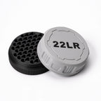 A compact storage case capable of holding 55 .22LR rounds—convenient for carrying to the shooting range.