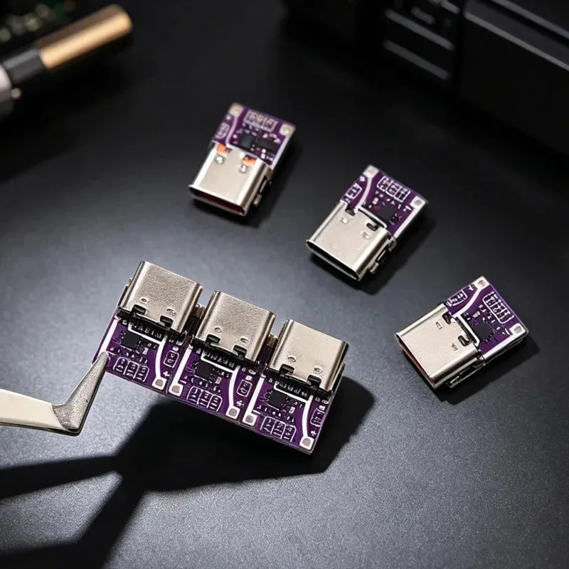 1/5/10PCS PD3.0 PD3.1 QC3.0 Trigger Module Type-C 5-48V 5A Fast Charging Decoy for Power Delivery DIY Projects Accessories