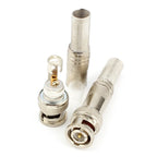 2/5/10PCS BNC Solderless Connector Q9 HD Video Oscilloscope Male Plug Welding Free 75-5 Ohm Monitoring Cable Connectors