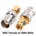 5pcs Coupler Adapter SMA Male Female To RP SMA BNC PL259 SO239 TNC Connector Converter Antenna Radio
