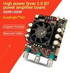 TPA3255 300W+300W Stereo Bluetooth Audio Sound Power Amplifier Board Treble Bass for Car Karaoke Smart Home Theater Subwoofer