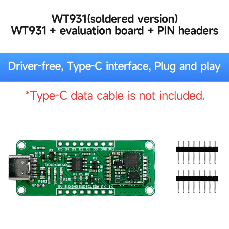 WitMotion WT931 (XYZ, Return Rate 500H) AHRS MPU9250 9-axis Accelerometer, Electronic Gyroscope, Angle, Magnetometer, for Arduin