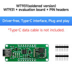 WitMotion WT931 (XYZ, Return Rate 500H) AHRS MPU9250 9-axis Accelerometer, Electronic Gyroscope, Angle, Magnetometer, for Arduin