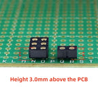 5 Pcs SMD Spring Loaded Pin Pogo Connector 2 3 4 5 6 7 8 10 Position Battery Contact 7.0mm Height 2.54 Grid Pad Modular Header