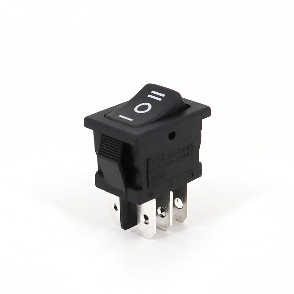 5Pcs RLEIL RL3-10 6Pin DPDT ON-OFF-ON 3 Position 15x21mm Mini Rocker Switch 10A/125VAC 6A/250VAC