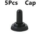 5Pcs Miniature Toggle Switch Single Pole Double Throw ON-OFF-ON /ON-ON 120VAC 6A 1/4 Inch Mounting MTS-102 103