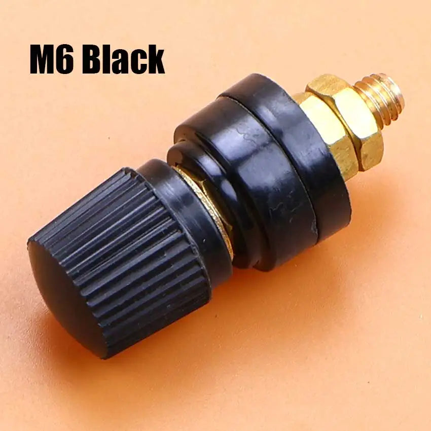 1/2pcs Red Black 6mm 8mm Pure Copper Terminal Blocks Power Supply Terminals M6 M8 Welding Machine Inverter Post Connector