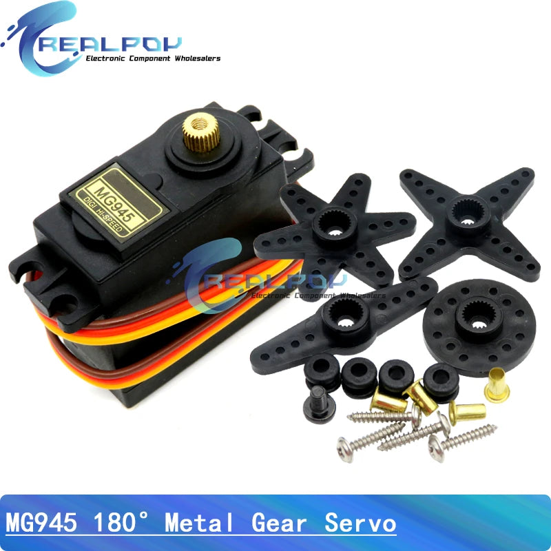 MG945 MG946R MG995 MG996R Metal Gear Servmotor High Speed Analog Servo Motor for Model Airplane RC Car Boat Arduino Robot