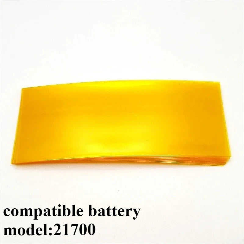 21700 Lithium Battery PVC Heat Shrinkable Film Battery Skin Heat Shrinkable Sleeve 10pcs/bag