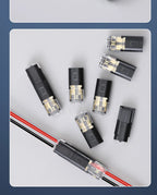 Electric Wire Connector Free Stripping Quick Cable Connectors Dual line Interconnection Detachable Automotive Terminal Connector