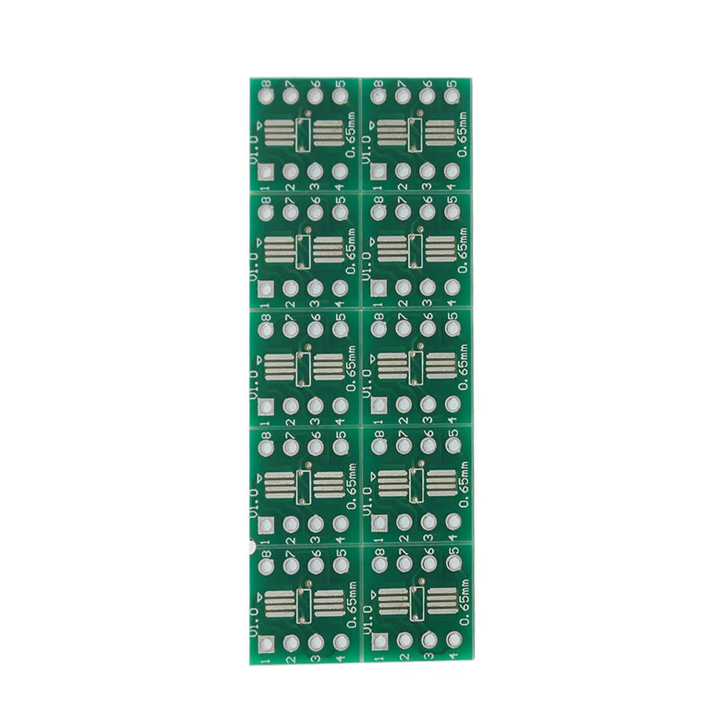 10PCS SMD To DIP PCB Adapter Board Universal Plate SOP8/14/16/20/24/28 Adapter Board SMD To DIP IC Adapter Socket SOP Board