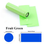 200pcs 21700 Battery Films Insulated Shrinkable Sleeve Protect Cover Precut PVC Heat Shrink Tube for Batteries Wrap Sleeving
