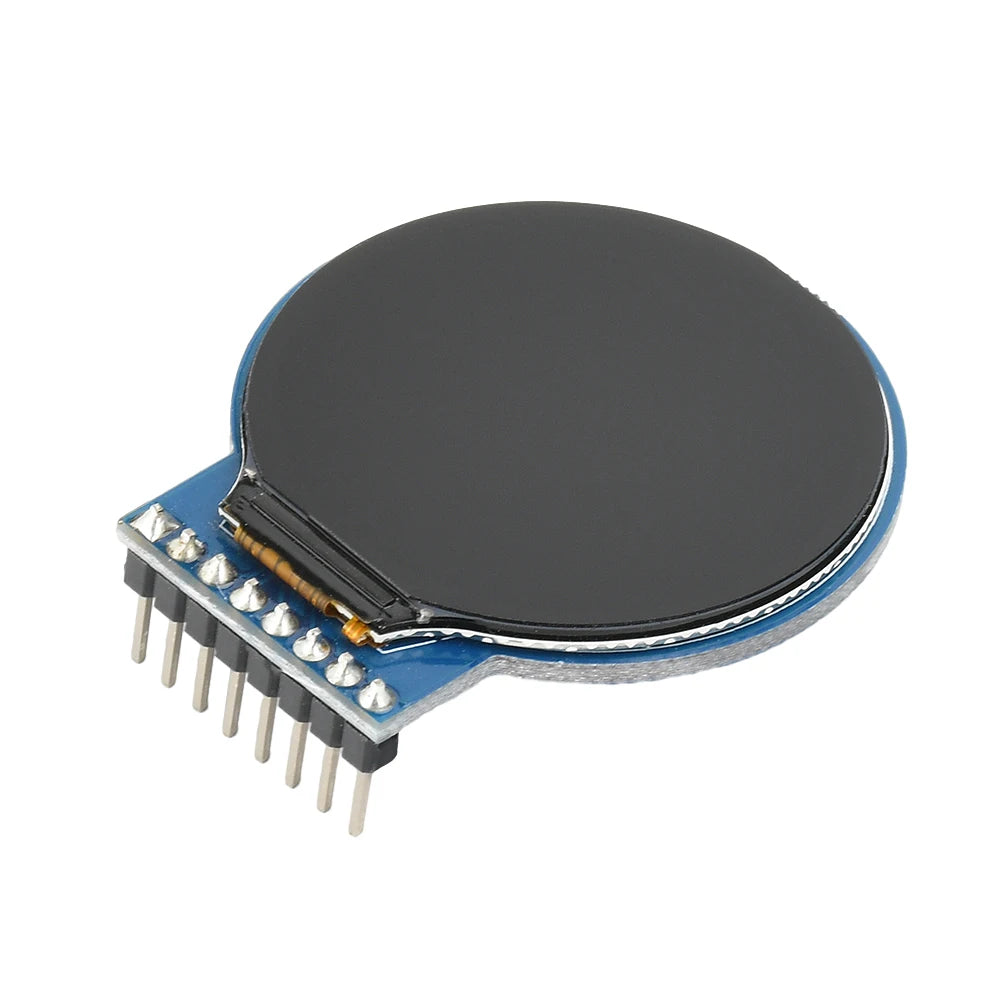 ESP8266 Development Board NodeMCU Expansion Board 1.28-Inch GC9A01 240x240 Circular LCD Display Screen Micro USB Interface