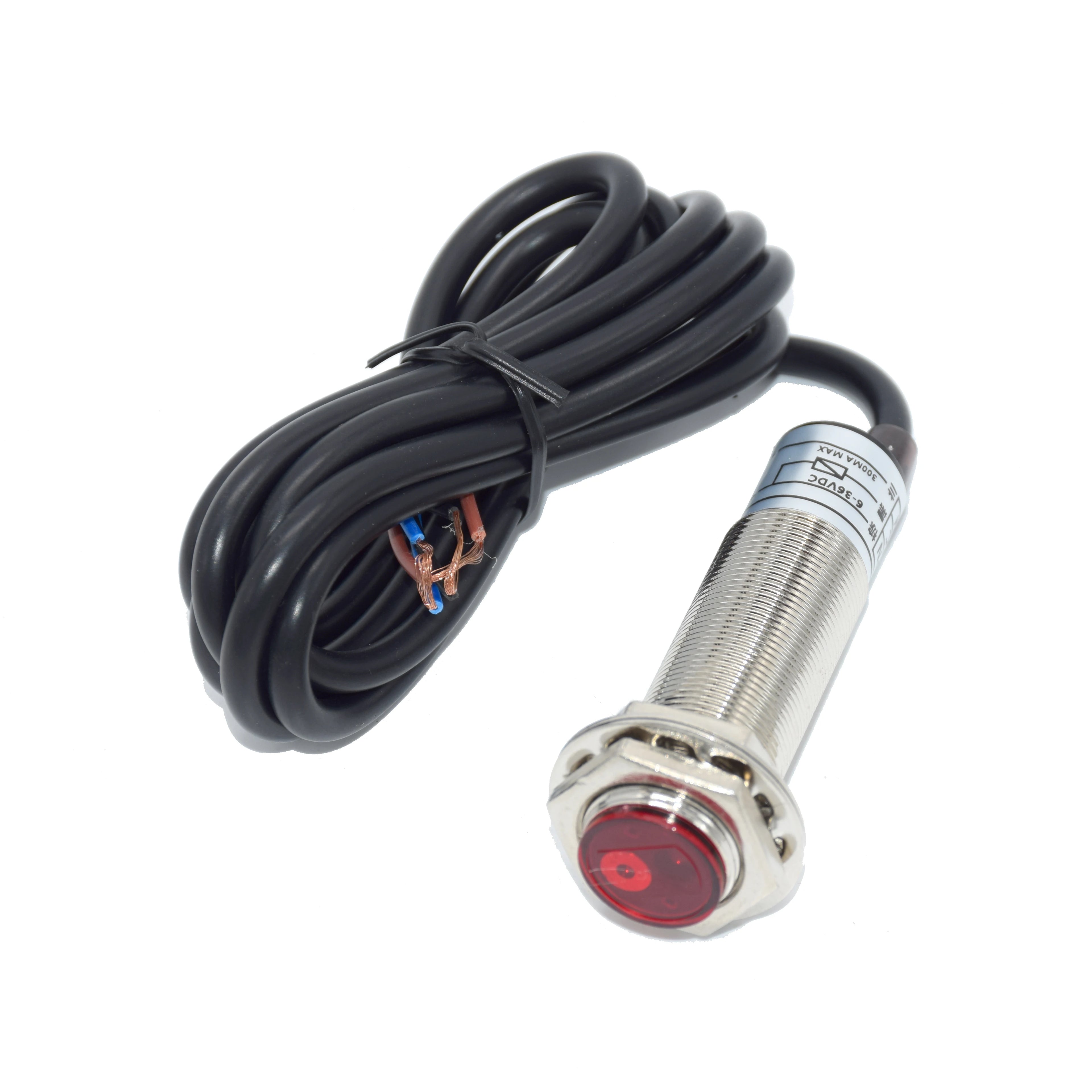 Waterproof Reflective Laser Photoelectric Switch Sensor Detector 20m Distance NPN PNP Output For Barrier Gate Alarm