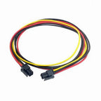 ATX Molex Micro Fit Connector 4Pin Male to Male Power Cable Micro-Fit 3.0 mm Pitch 60cm