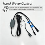 DC12V24V Cabinet Closet Light Sensor Switch Intelligent Human Touch Dimming Hand Sweep Door Control Sensor Hidden Installation