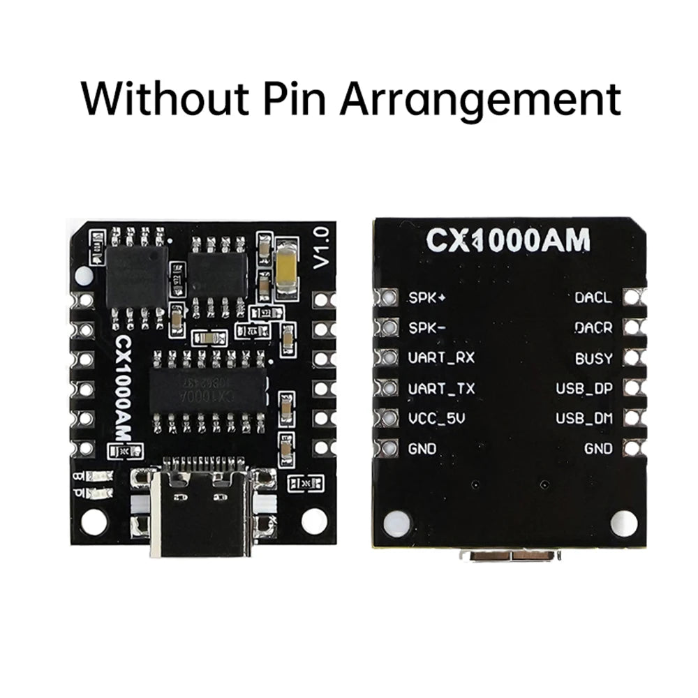CX1000AM Serial Port Control MP3 Voice Playback Module 32Mbits Microcontroller WAV Voice Broadcast Custom Audio Module