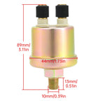 6 Gauge Set 85mm GPS Speedometer Tachometer 52mm Water Temp Fuel Voltmeter Oil Pressure Meter With 1/8 NPT Sensor For Boat Car